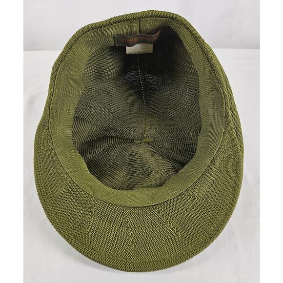 STETSON MEN'S VINTAGE DORFMAN PACIFIC GREEN DRIVER FLAT HAT SIZE LARGE / X-LARGE - Picture 4 of 7